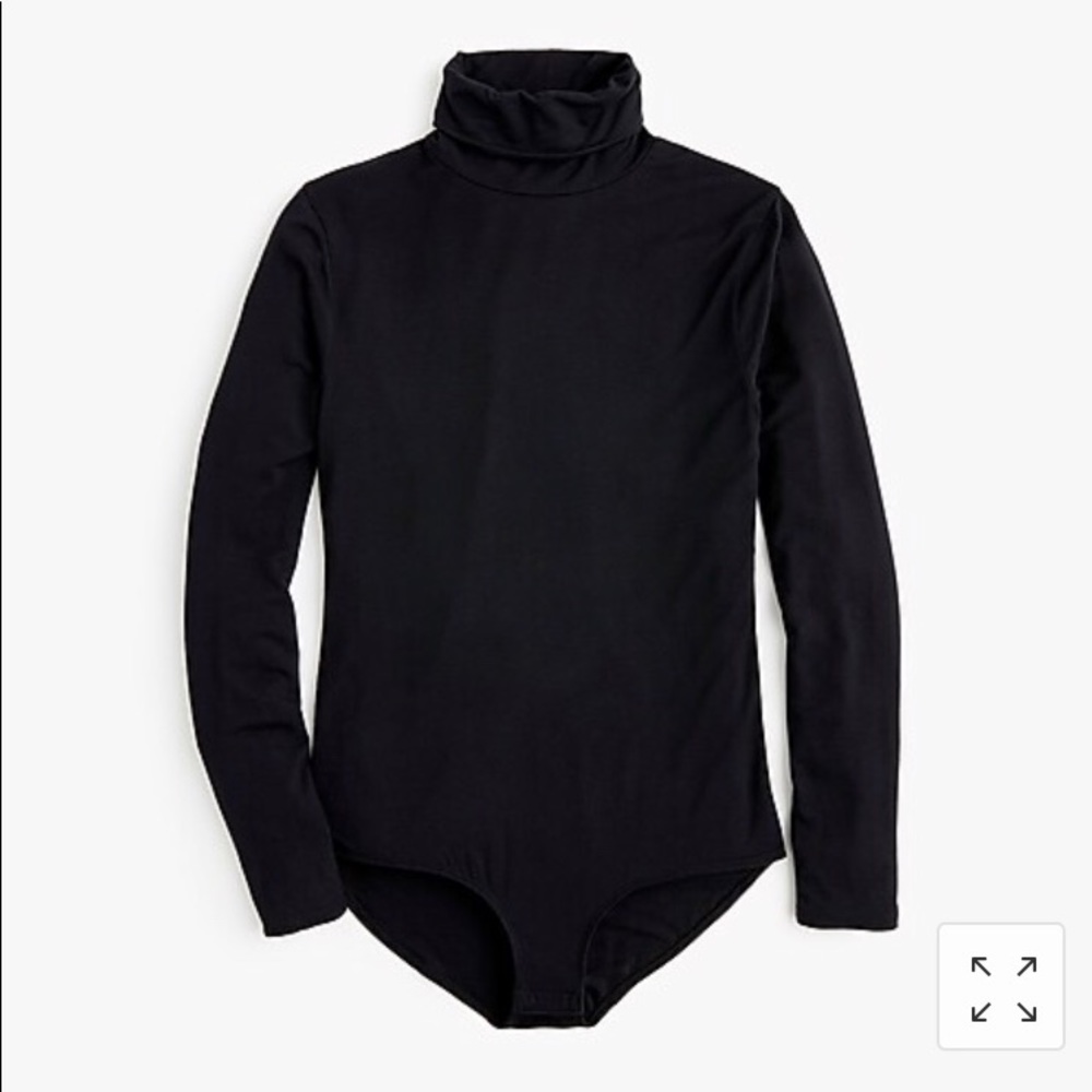 JCrew black turtleneck bodysuit